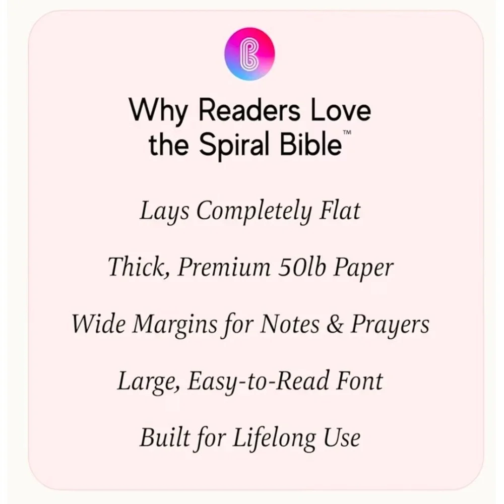Official Spiral Bible in a Year 52 Week Guided Reading Plan Daily Devotional